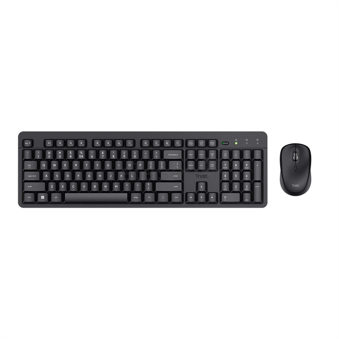 Trust Ody II Silent, SWE, black - Wireless mouse and keyboard