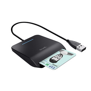Trust Primo, USB-A, черный - Считыватель ID-карты Товар - 23890
