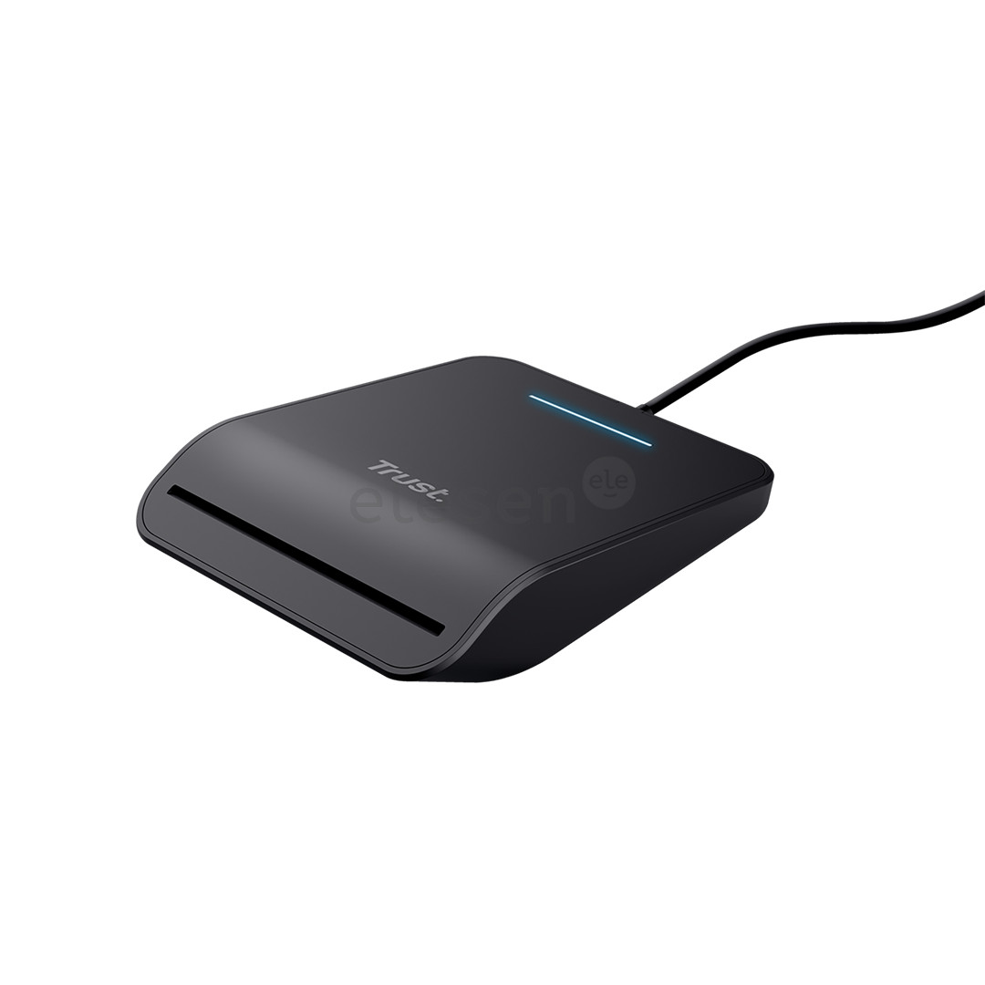 Trust Primo, USB-A, black - Smart Card Reader