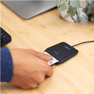Trust Primo, USB-A, черный - Считыватель ID-карты Товар - 23890
