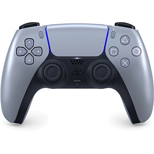 Sony DualSense, PlayStation 5, sidabro spalvos - Belaidis žaidimų pultelis