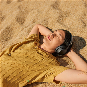 Sennheiser ACCENTUM Plus Wireless, triukšmo slopinimas, juodos - Belaidės ausinės Prekė - 700176