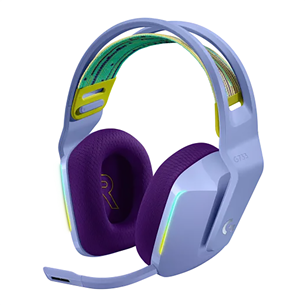 Logitech G733 LIGHTSPEED Wireless RGB, lilac - Belaidės ausinės Prekė - 981-000890 981-000890
