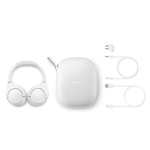 Philips H8506, triukšmo slopinimas, baltos - Belaidės ausinės Prekė - TAH8506WT/00