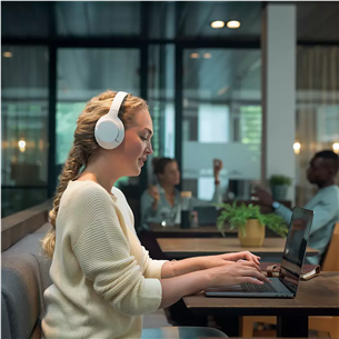 Philips H8506, triukšmo slopinimas, baltos - Belaidės ausinės Prekė - TAH8506WT/00