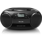 Philips AZB500, FM, DAB, CD, juoda - Magnetola Prekė - AZB500/12