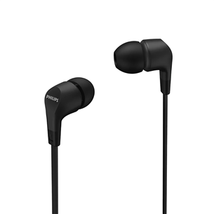 Philips TAE1105BK, 3.5 mm, juodos - Ausinės Prekė - TAE1105BK/00 TAE1105BK/00