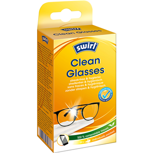 Swirl Clean Glasses, 50 pcs - Lens cleaning tissues Item - CLEANGLASSES50