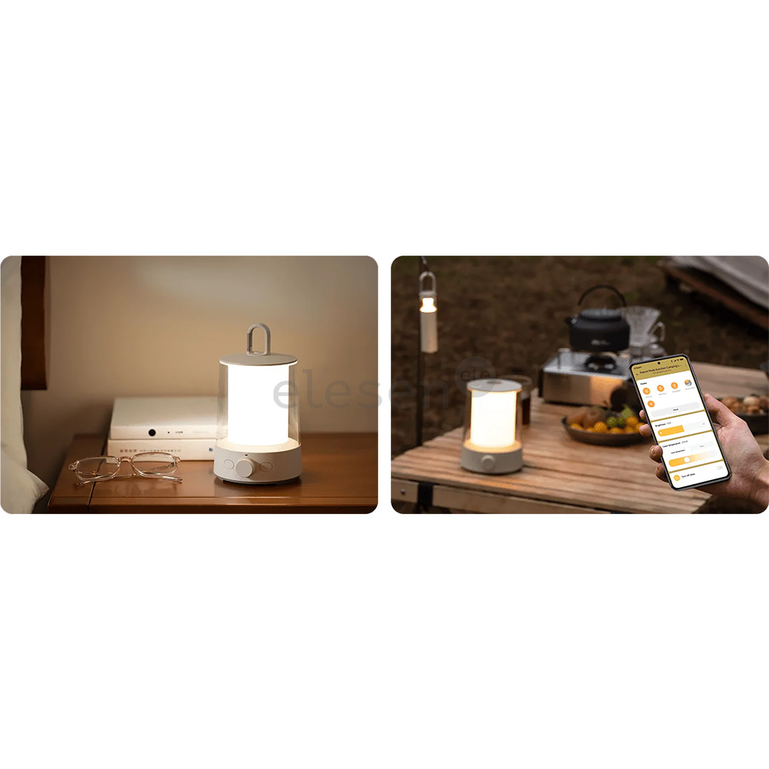 Xiaomi Multi-function Camping Lantern, 6-230 lm, smėlio spalvos - Išmanusis žibintas