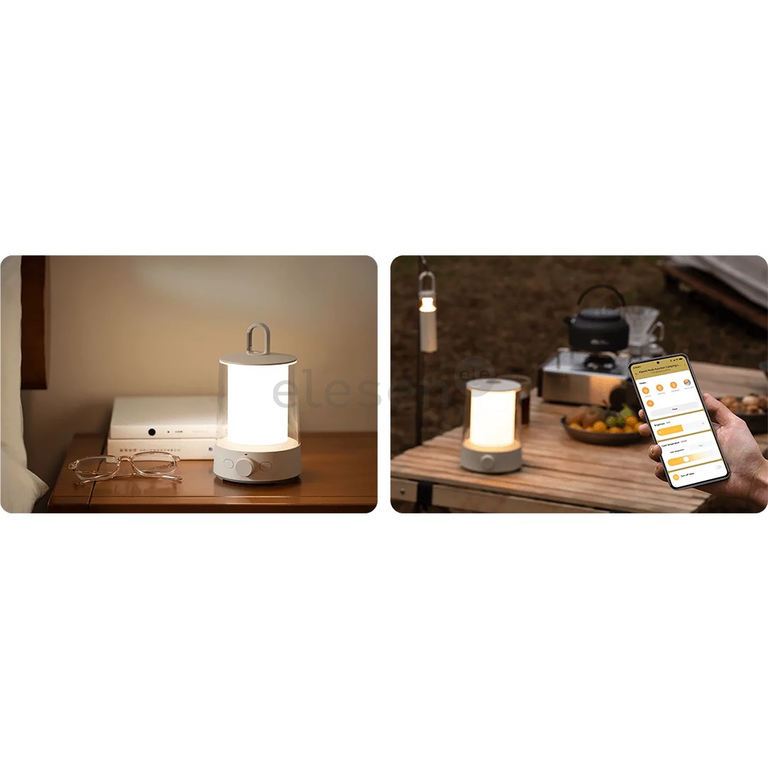 Xiaomi Multi-function Camping Lantern, 6-230 lm, beige - Smart lantern