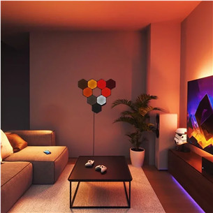 Nanoleaf Shapes Hexagons Starter Kit, 9 plokštės - Išmaniųjų šviestuvų rinkinys