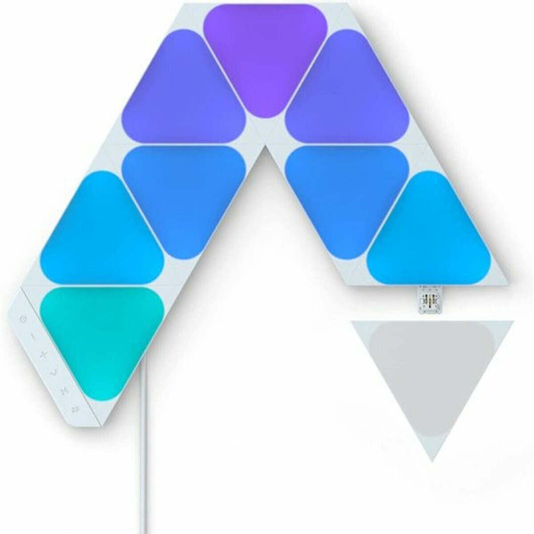 Nanoleaf Shapes Mini Triangles Starter Kit, 9 панелей - Стартовый комплект умных светильников Товар - NL48-0002TW-9PK-EU