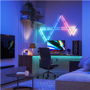 LED šviesų panelės Nanoleaf Lines 60 Degrees Starter Kit, 15 Linijų Prekė - NL59-K-6002LW-15PK