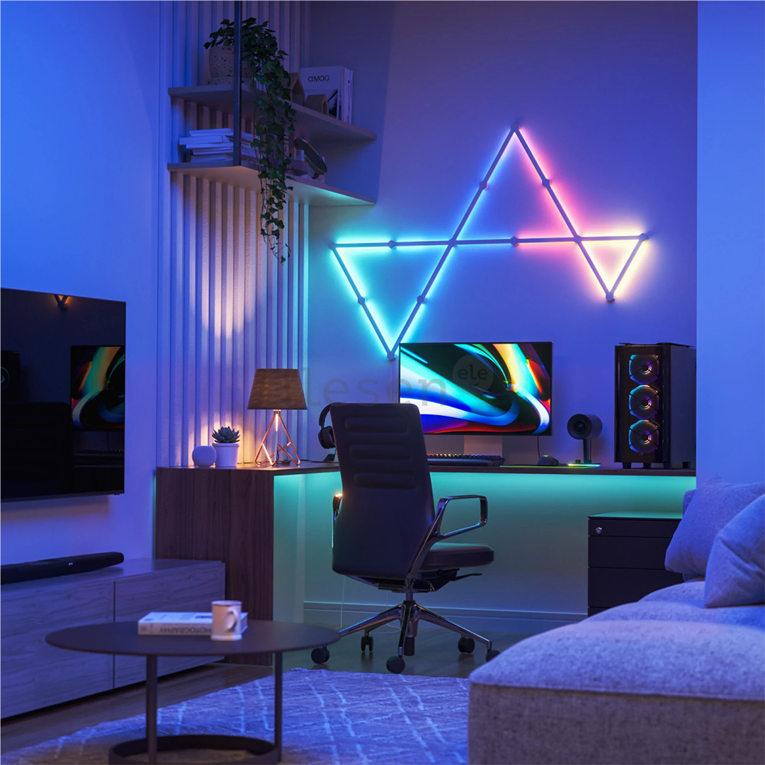 Nanoleaf Lines 60 Degrees Starter Kit, 15 Lines - LED light panels