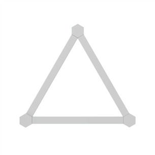 Nanoleaf Lines 60 Degrees Expansion Pack, 3 linijos - LED šviesos panelės