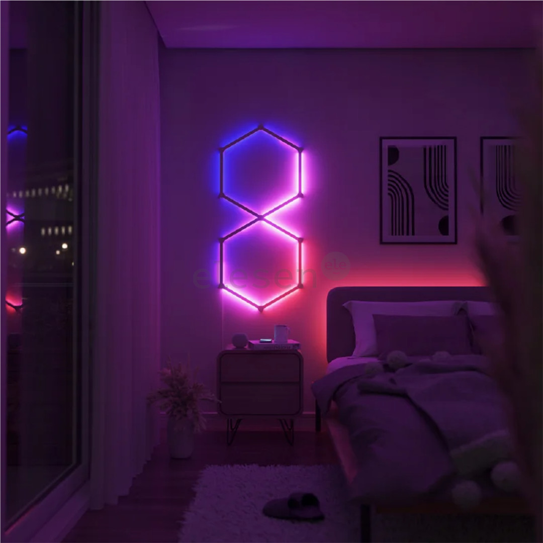Nanoleaf Lines 60 Degrees Expansion Pack, 3 linijos - LED šviesos panelės