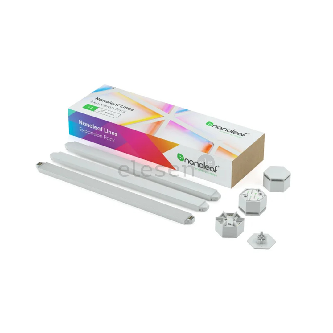 Nanoleaf Lines 60 Degrees Expansion Pack, 3 linijos - LED šviesos panelės