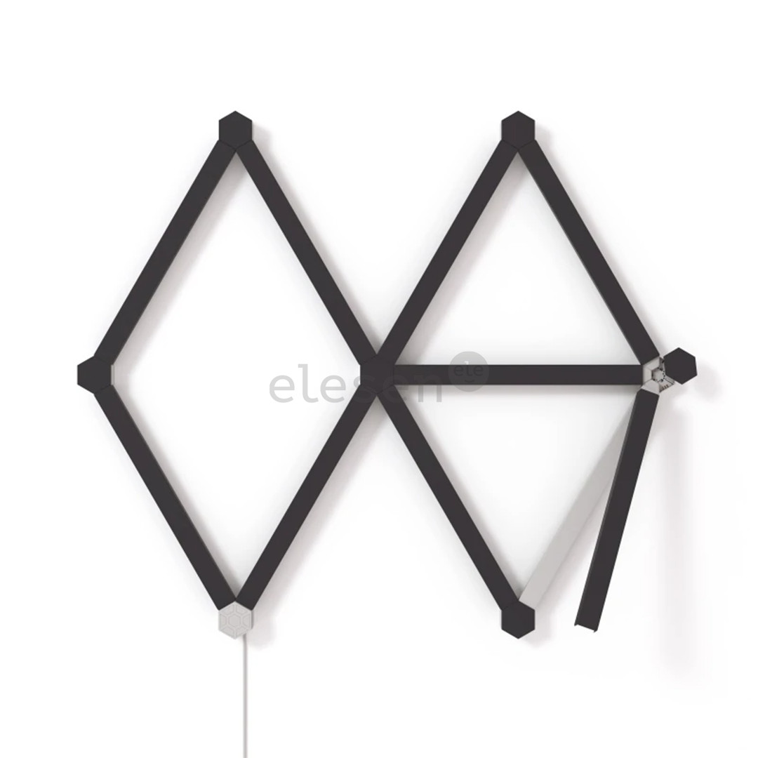 LED panelių dangčiai Nanoleaf Lines 60 Degrees Skins, juodos Prekė - NL59-0001BM-9PK