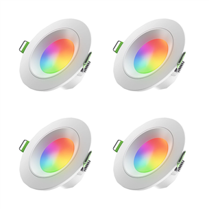 Nanoleaf Matter 3″ Downlight, 4 vnt. - Išmanusis šviestuvas NF080D02-4W3