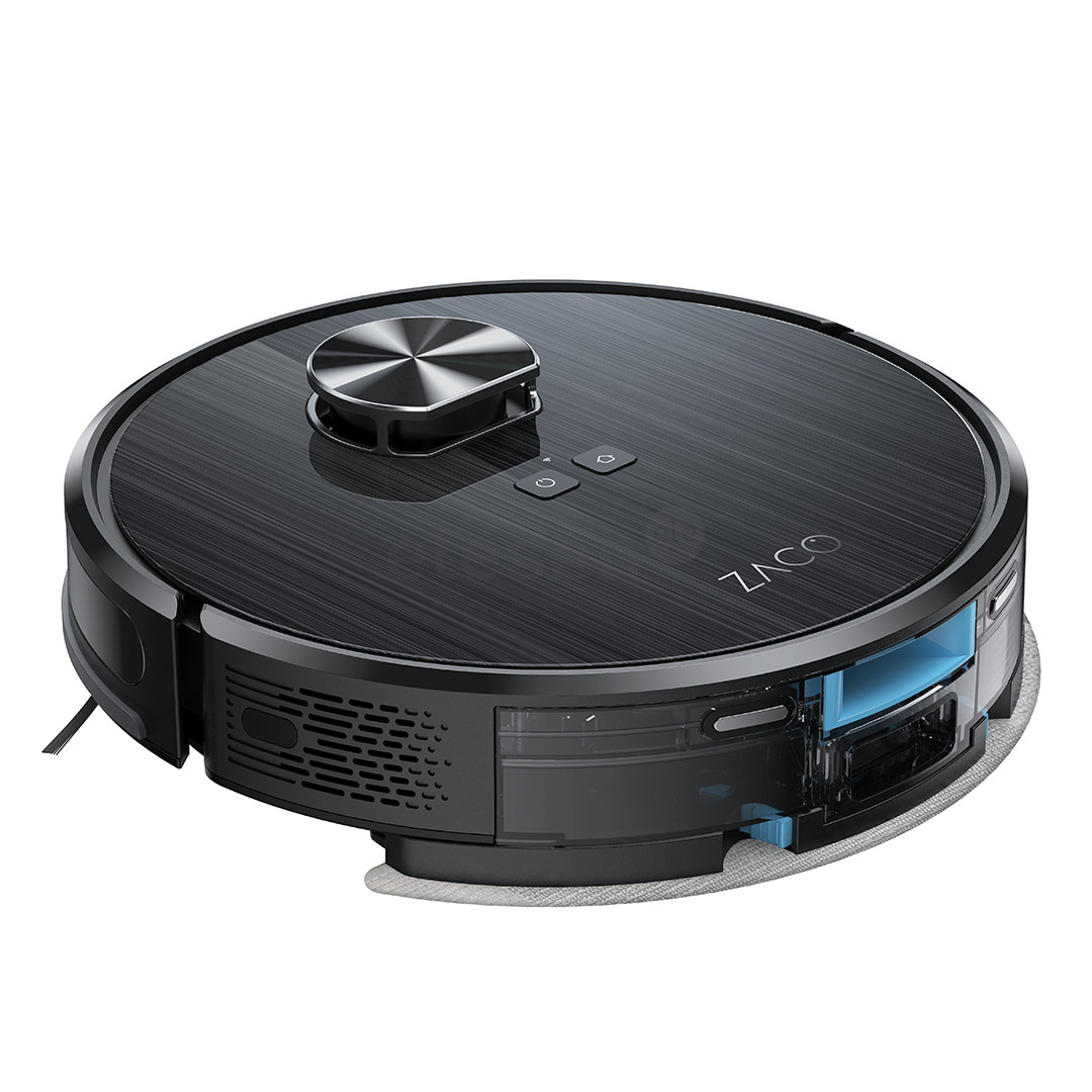 Zaco A10 Pro, сухая и влажная уборка, темно-серый - Робот-пылесос