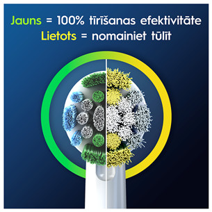 Braun Oral-B Precision Clean Pro, 4 vnt., balti - Dantų šepetėlių antgaliai Prekė - EB20-4NEW