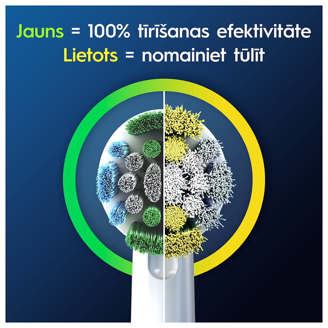 Braun Oral-B Precision Clean Pro, 4 vnt., balti - Dantų šepetėlių antgaliai Prekė - EB20-4NEW