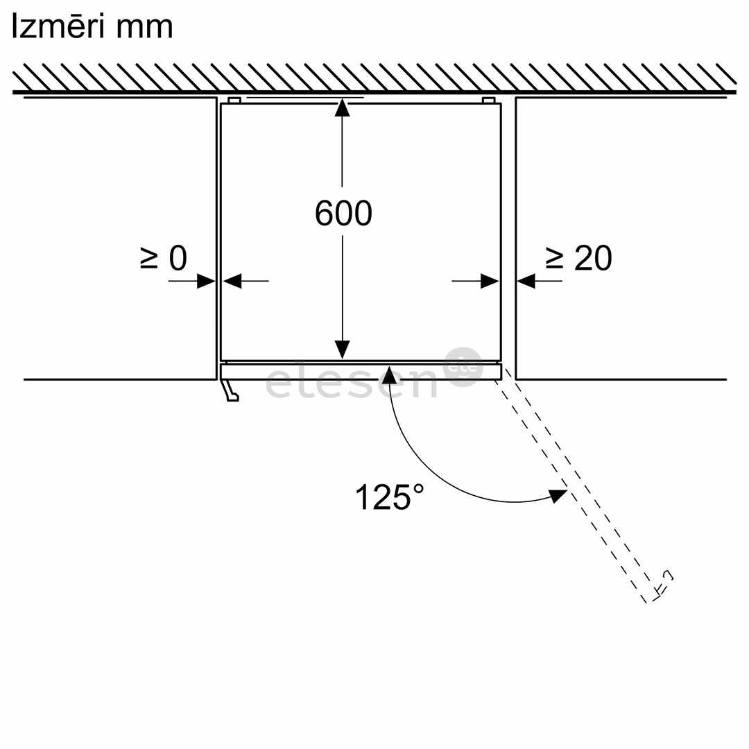 Bosch, NoFrost, 363 L, aukštis 203 cm, nerūdijančio plieno - Šaldytuvas