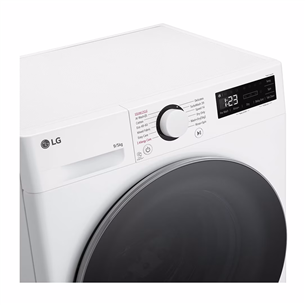 LG V500 series, 9 kg / 5 kg, gylis 47,5 cm, 1200 rpm - Skalbimo mašina - džiovyklė Prekė - F2DR509S1W.ABWQPMR