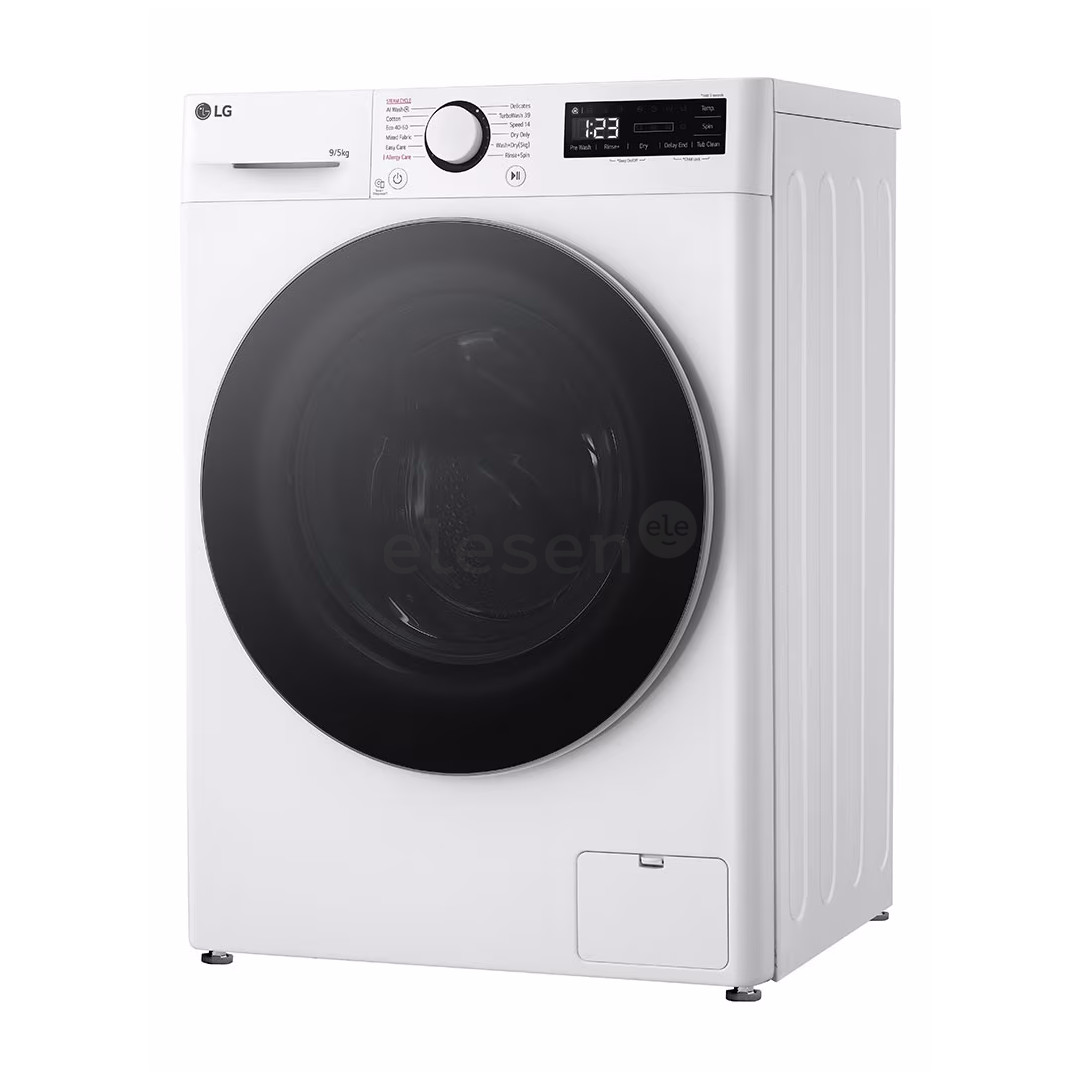 LG V500 series, 9 kg / 5 kg, depth 47,5 cm, 1200 rpm - Washer-dryer