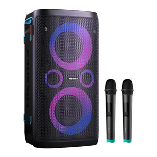 Hisense Prekė - HP110 Plus Party Rocker One Plus, 2 mikrofonai, juoda - Garso kolonėlė HP110
