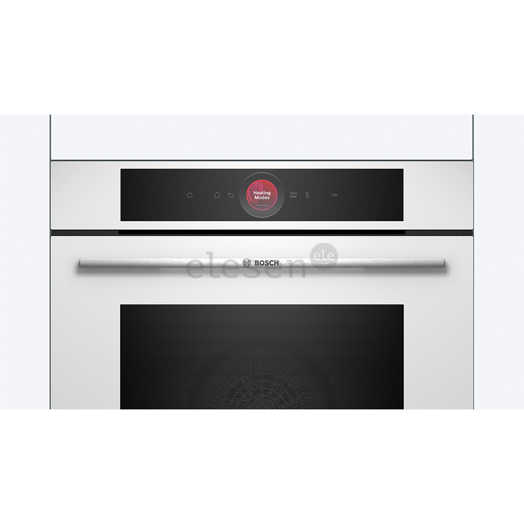 Bosch, Series 8, pirolizė, 71 L, balta - Orkaitė