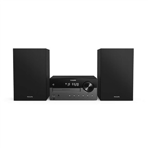 Philips TAM4505, 2.0, 60 W, Bluetooth, USB, CD, juodas - Muzikinis centras Prekė - TAM4505/12