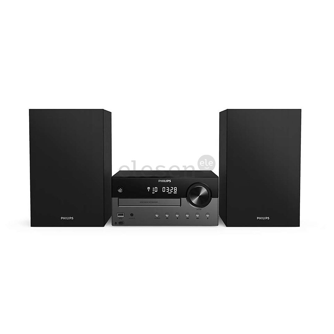 Philips TAM4505, 2.0, 60 W, Bluetooth, USB, CD, juodas - Muzikinis centras Prekė - TAM4505/12