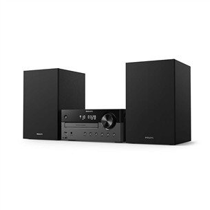 Philips TAM4505, 2.0, 60 W, Bluetooth, USB, CD, juodas - Muzikinis centras Prekė - TAM4505/12