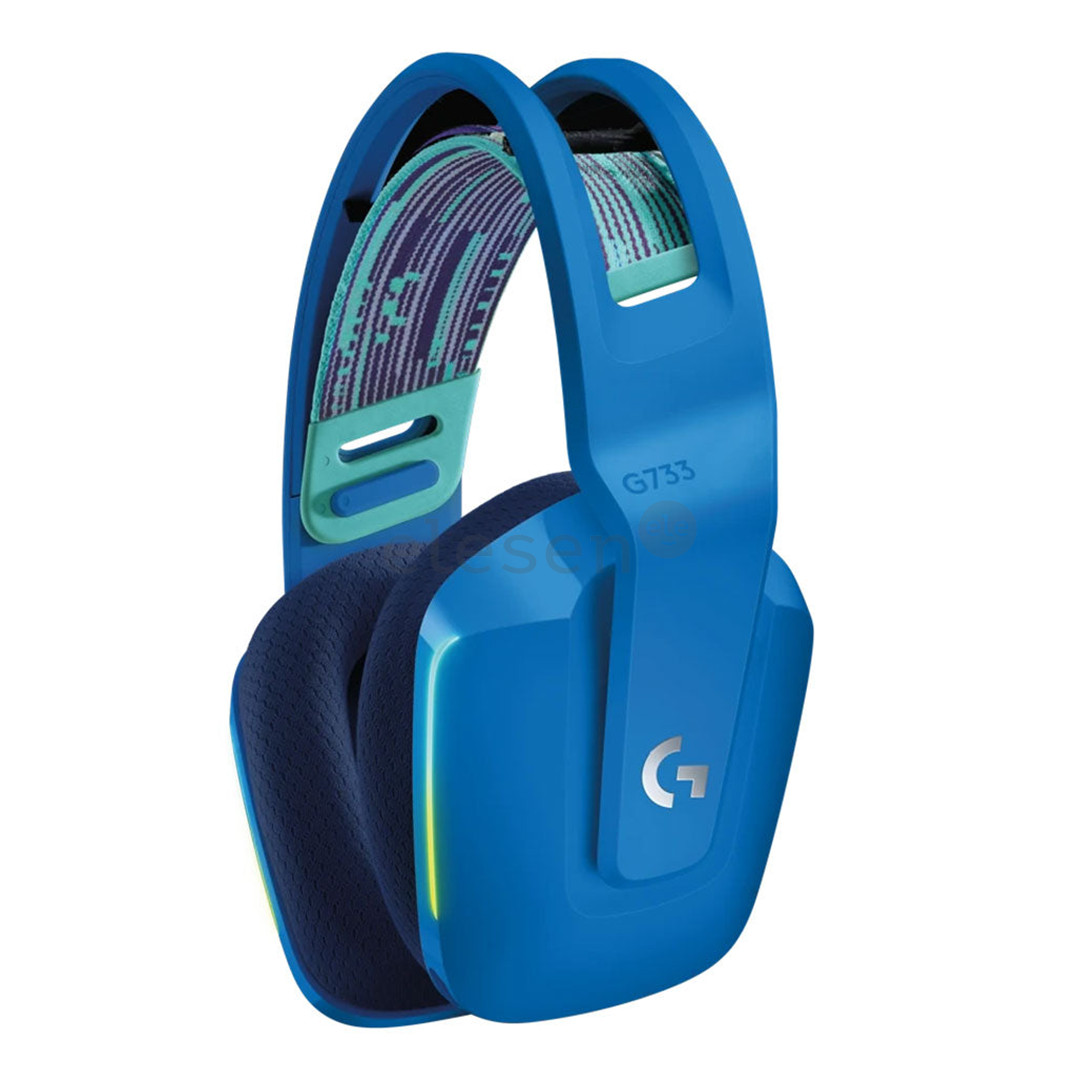 Logitech G733 LIGHTSPEED Wireless RGB, blue - Wireless headset Item - 981-000943