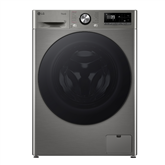 LG R700 Series, 9 kg, gylis 47,5 cm, 1200 rpm, sidabrinė - Skalbimo mašina Prekė - F2WR709S2P.APTQPMR