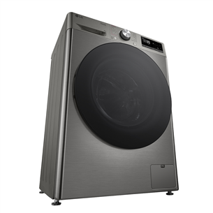 LG R700 Series, 9 kg, gylis 47,5 cm, 1200 rpm, sidabrinė - Skalbimo mašina Prekė - F2WR709S2P.APTQPMR