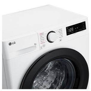 LG R500 Series, 9 kg, gylis 47,5 cm, 1200 rpm - Skalbimo mašina Prekė - F2WR509SBW.ABWQPMR