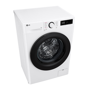 LG R500 Series, 9 kg, gylis 47,5 cm, 1200 rpm - Skalbimo mašina Prekė - F2WR509SBW.ABWQPMR