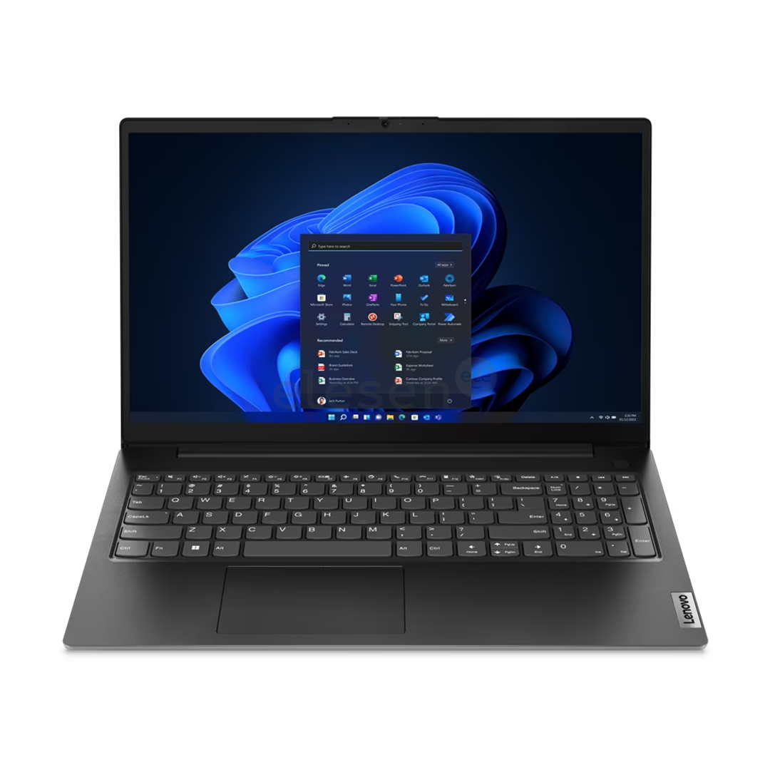 Lenovo V15 Gen 4 AMN, 15,6'', FHD, Ryzen 5, 16 GB, 256 GB, ENG, juodas - Nešiojamas kompiuteris Prekė - 82YU0128MH