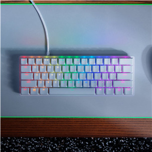 Razer Huntsman Mini Mercury Edition, Red Switch, RUS, white - Wired keyboard Item - RZ03-03392200-R3R1