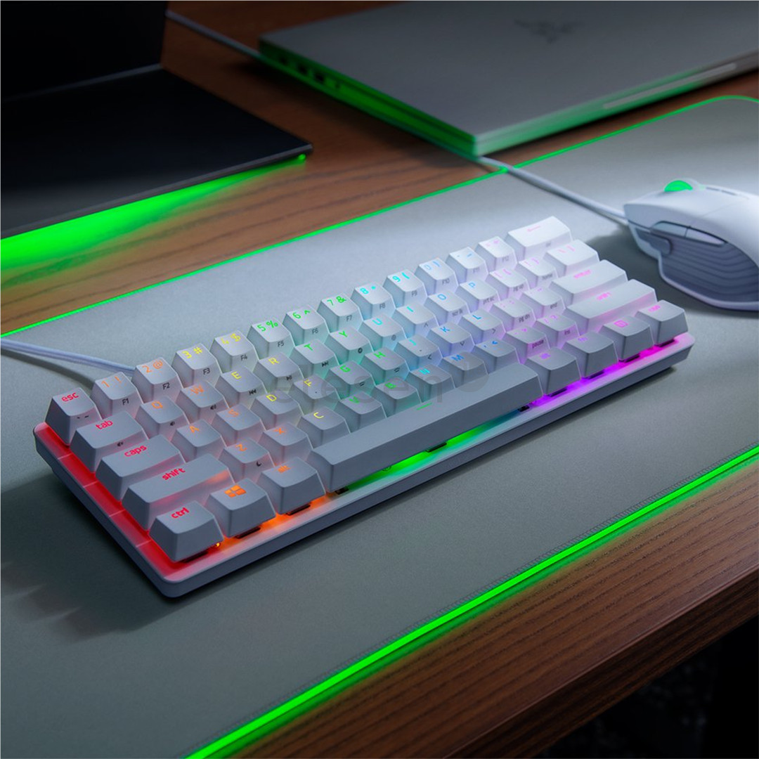 Razer Huntsman Mini Mercury Edition, Red Switch, RUS, white - Wired keyboard Item - RZ03-03392200-R3R1