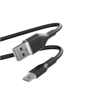 Puro Soft, USB-A / USB-C, 1.5 m, black - Cable Item - PUUSBCICONBLK