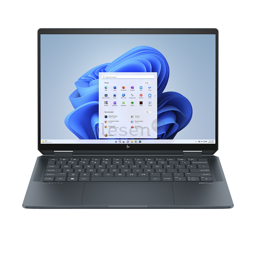HP Spectre x360 2-in-1 Laptop 14-eu0005nn, 14'', 2.8K, OLED, 120 Hz, Core Ultra 7, 16 GB, 1 TB, ENG, blue - Notebook
