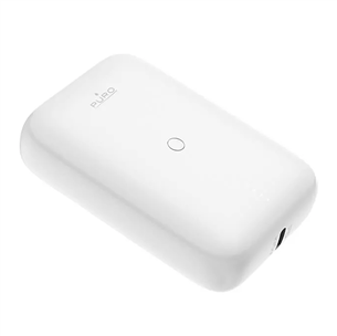 Puro Compact Mini, 10 000 mAh, USB-A, USB-C, balta - Išorinė baterija Prekė - PUFCBB100P9WHI PUFCBB100P9WHI