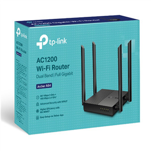 TP-link Archer A64, AC1200, Dual Band, juodas - WiFi maršrutizatorius