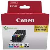 Canon CLI-551 - Rašalo rinkinys Prekė - 6509B016