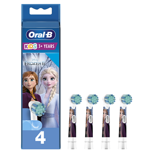 Braun Oral-B, Kids Frozen II, 4 vnt. - Dantų šepetėlių antgaliai Prekė - EB10-4/FROZEN EB10-4/FROZEN