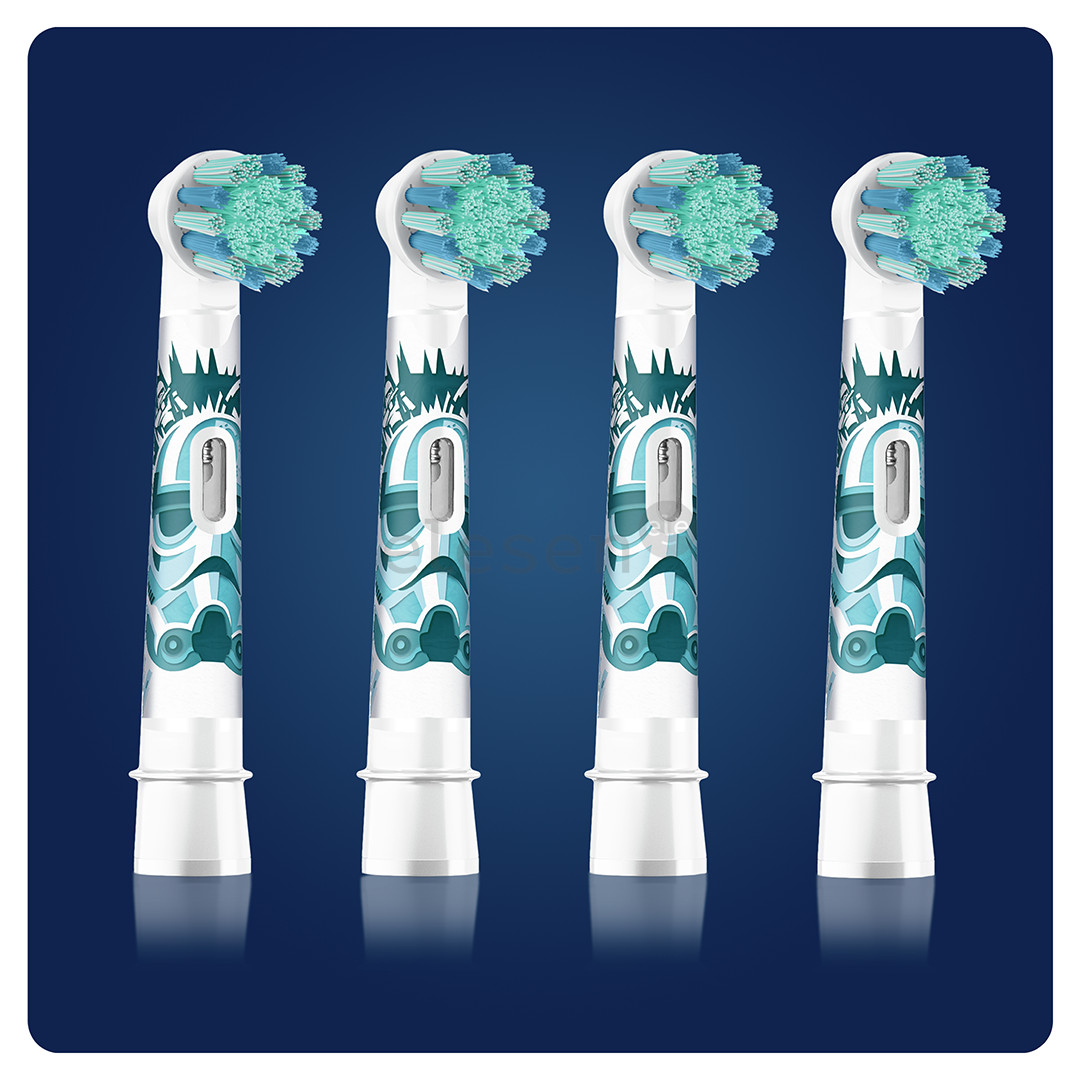 Braun Oral-B, Kids Star Wars, 4 vnt. - Dantų šepetėlių antgaliai Prekė - EB10-4/STARWARS