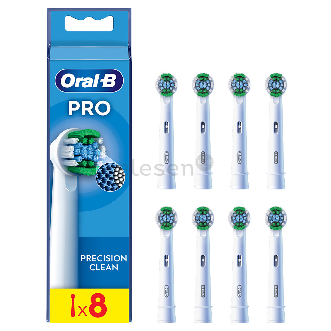 Braun Oral-B Precision Clean Pro, 8 pcs, white - Spare brushes Item - EB20-8/NEW